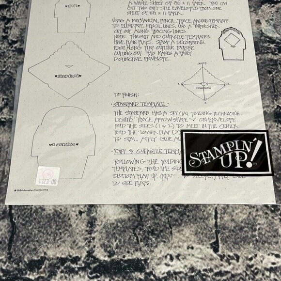 Stamping’ Up Printworks Envelope And Tag Templates Deluxe Cuts - Picture 3 of 6